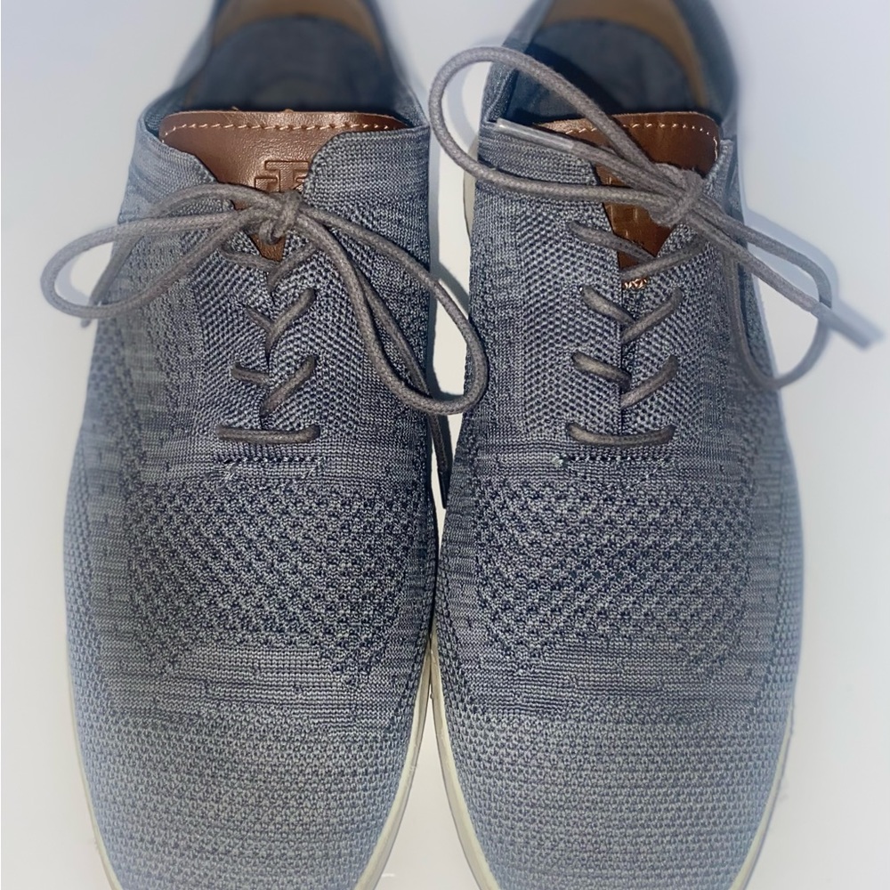 IZOD Men's Breeze Knit Casual Oxford Style Shoes Sneaker Memory Foam Gray,13
